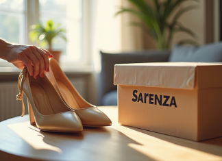 Sarenza : vrai ou faux ? Enquête sur la qualité des articles vendus Chaussures élégantes avec box Sarenza dans un salon lumineux